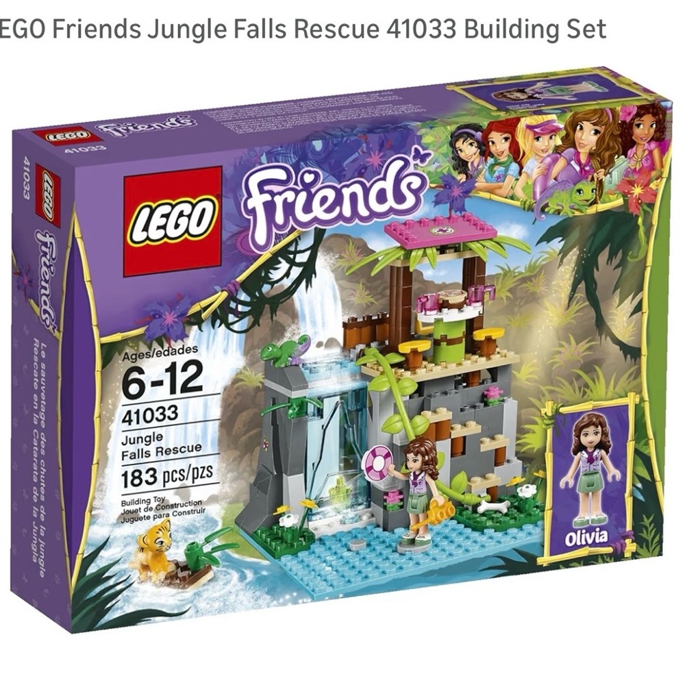 LEGO Friends Jungle Falls Rescue Building Set (41033)